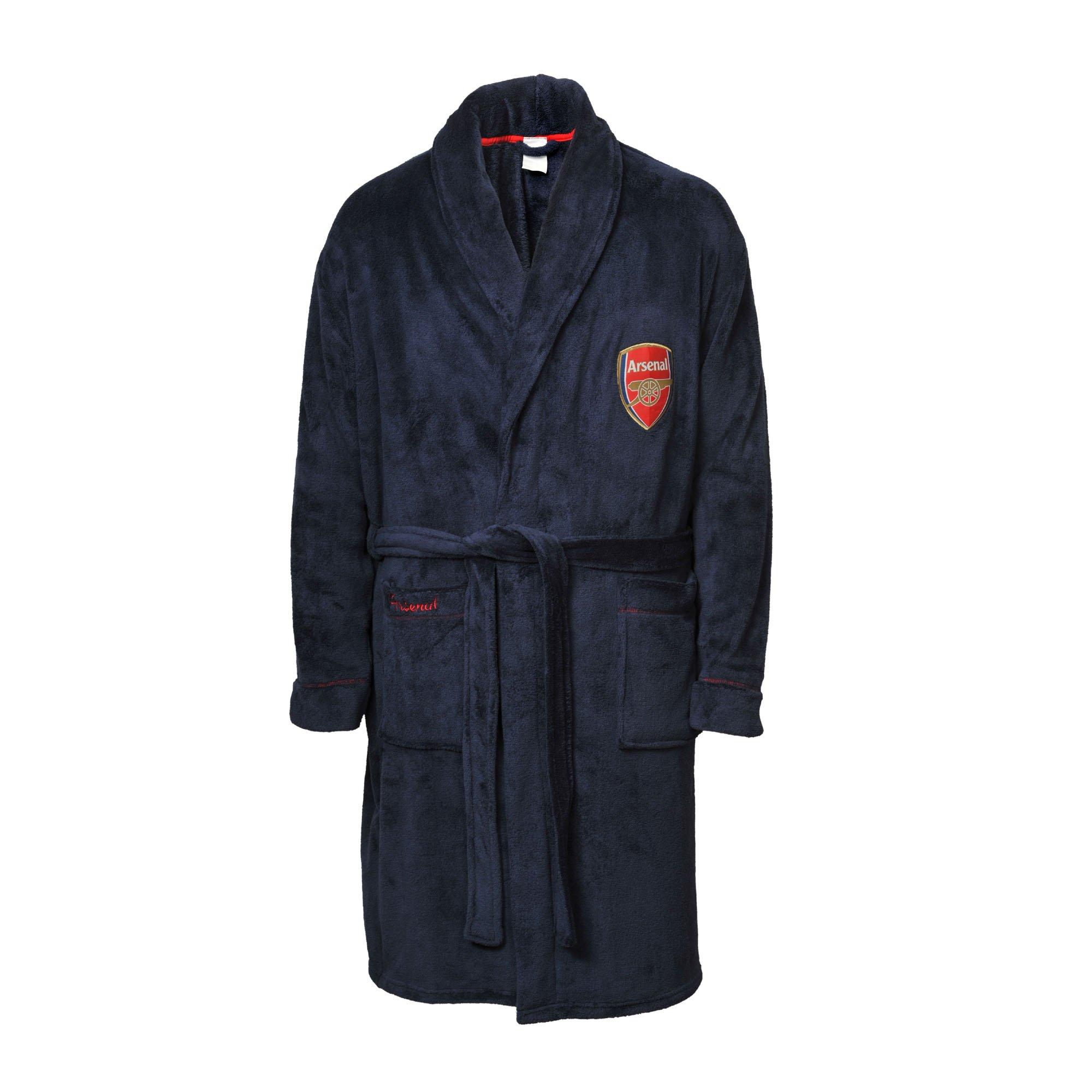 Mens Arsenal Dressing Gown Men's Arsenal Football Bath Robe Size S-XL 